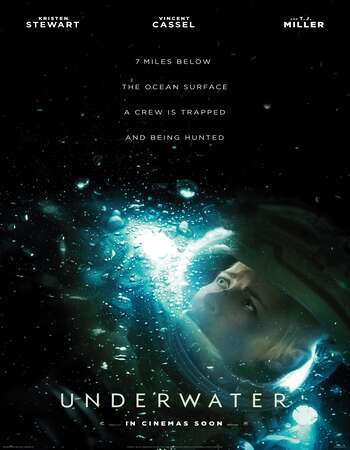 Underwater (2020) English 480p WEB-DL x264 300MB ESubs Full Movie Download