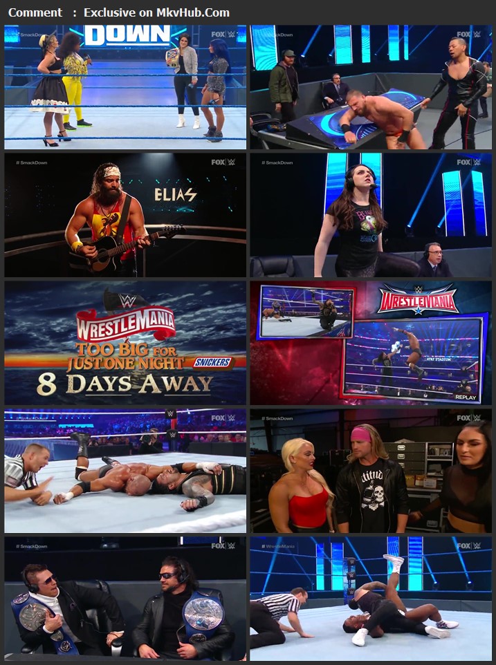 WWE Friday Night SmackDown 27 March 2020 720p HDTV x264 700MB Download