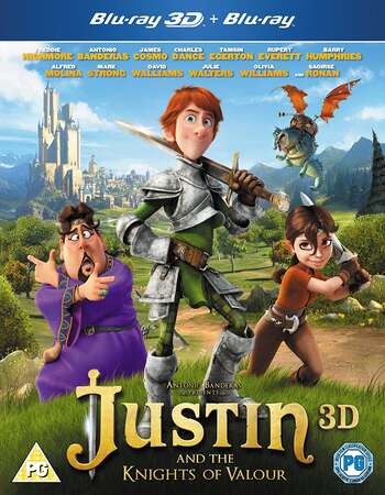 Justin and the Knights of Valour (2013) Dual Audio Hindi 720p BluRay x264 850MB Full Movie Download