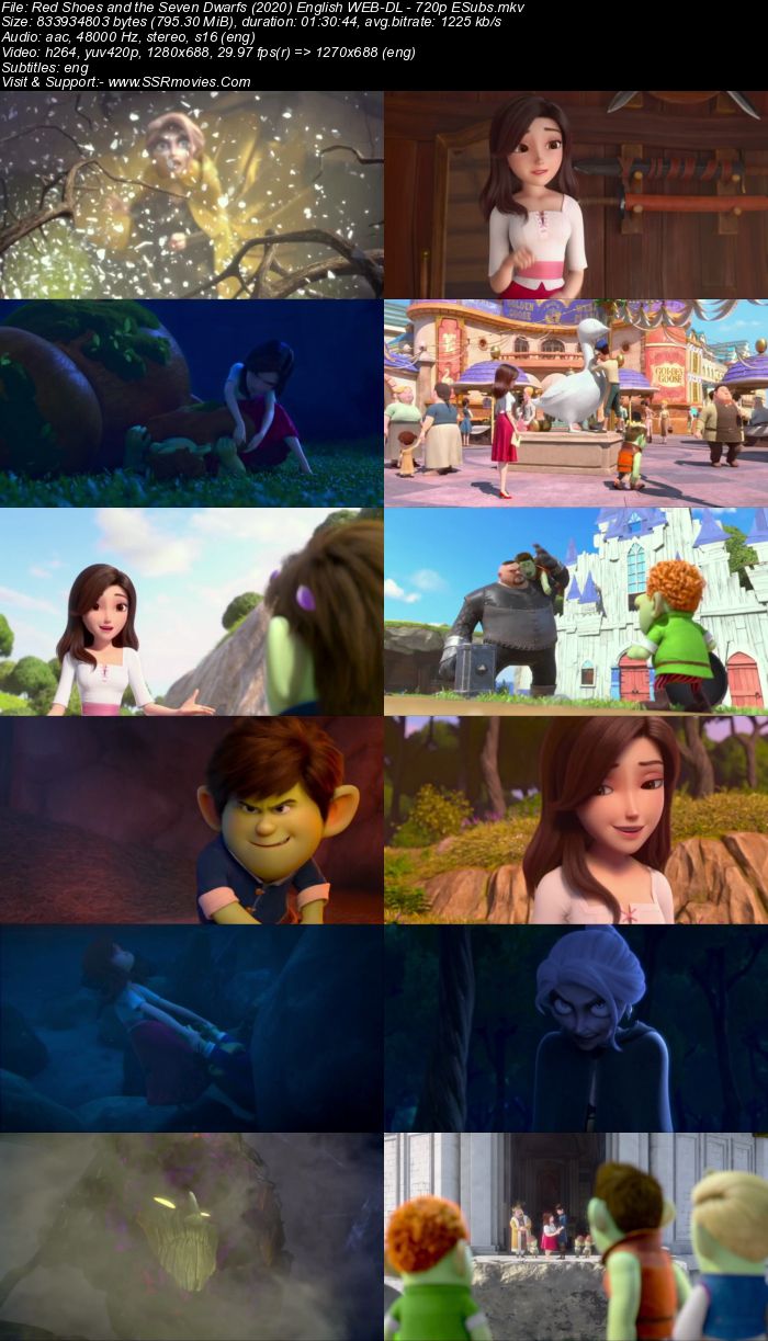 Red Shoes and the Seven Dwarfs (2019) English 480p WEB-DL 300MB ESubs Full Movie Download