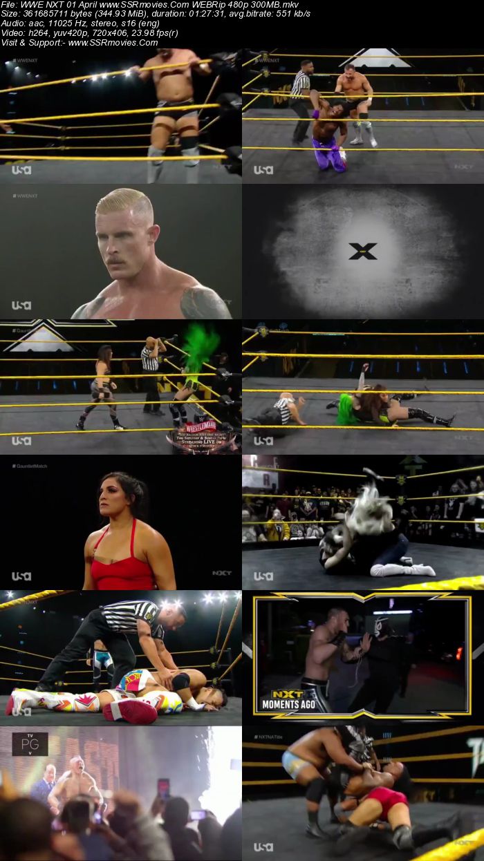 WWE NXT 1 April 2020 HDTV 480p Full Show Download