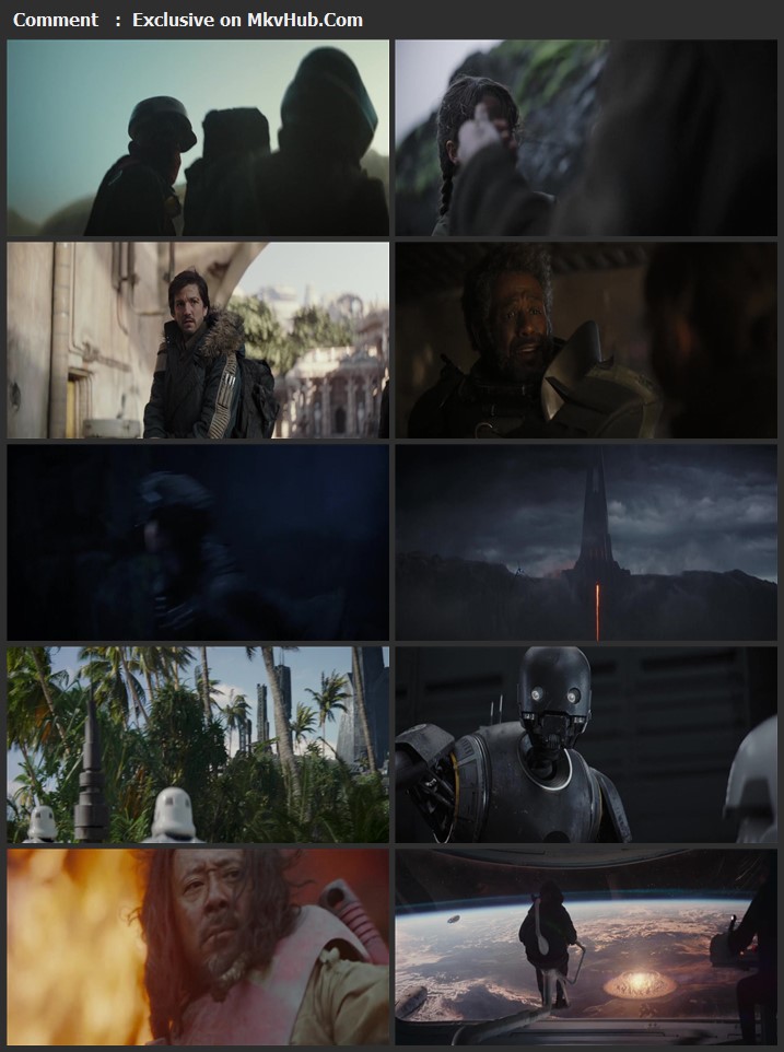 Rogue One: A Star Wars Story 2016 Dual Audio [Hindi-English] 720p BluRay 1GB Download