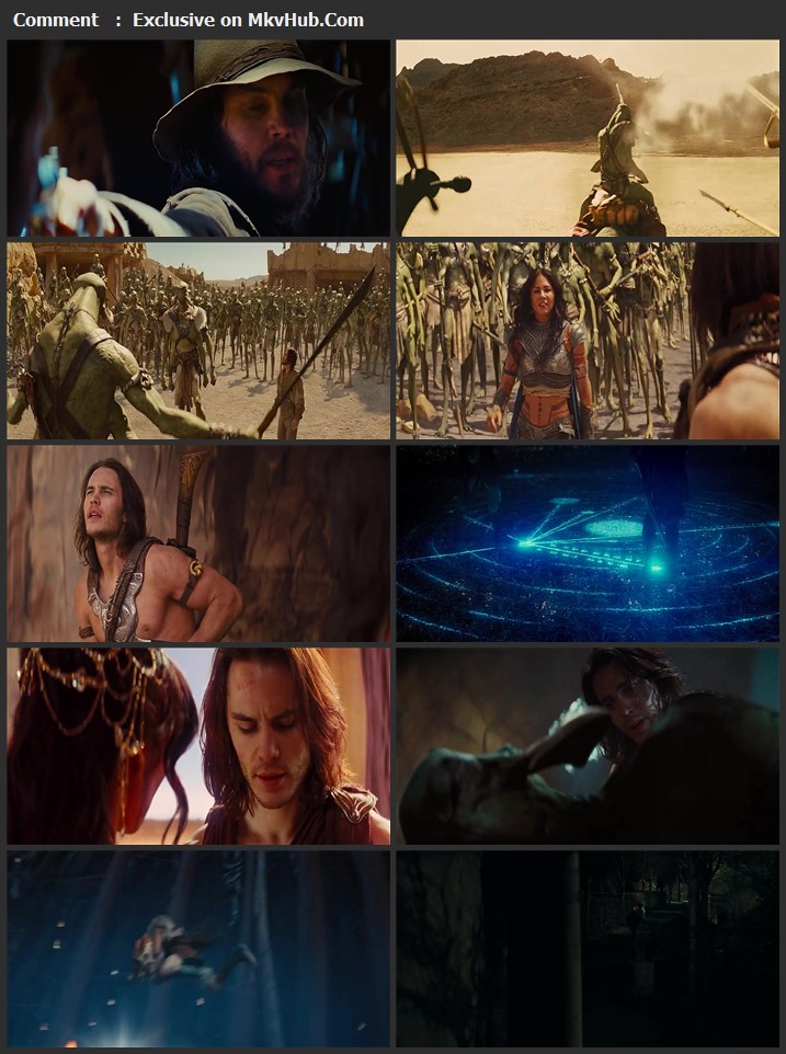 John Carter 2012 Dual Audio [Hindi-English] 720p BluRay 1GB Download