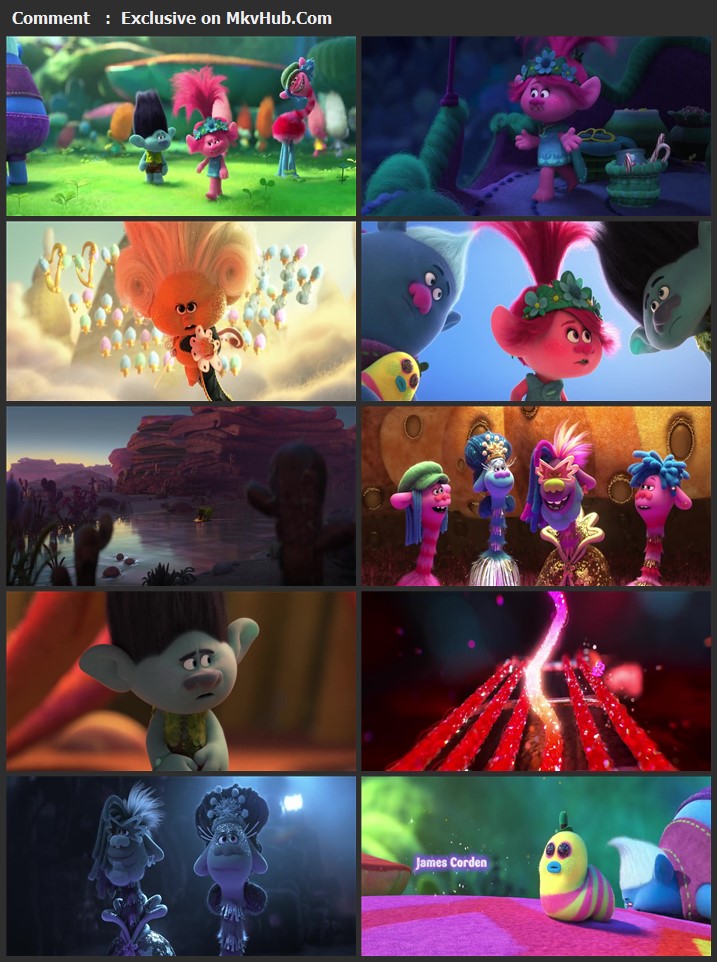 Trolls World Tour 2020 English 1080p BluRay 1.5GB Download