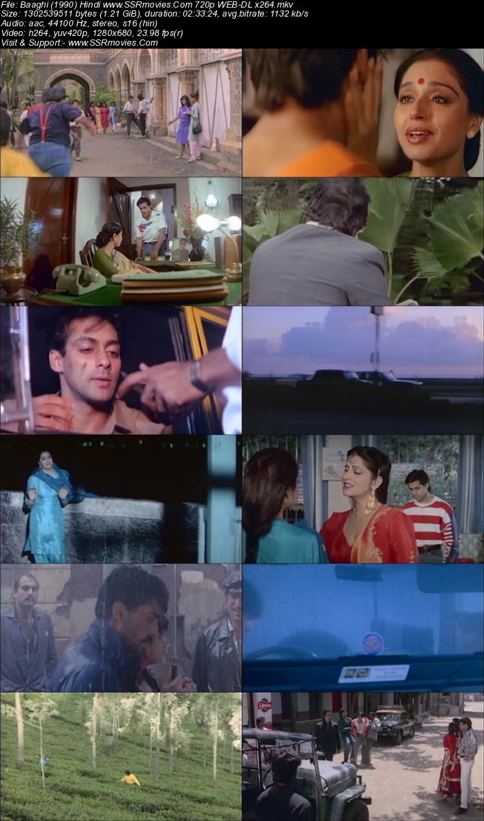 Baaghi: A Rebel for Love (1990) Hindi 480p WEB-DL x264 450MB Full Movie Download