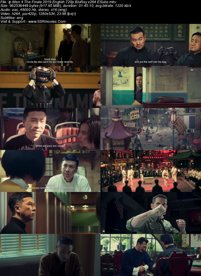 Ip Man 4: The Finale (2019) English 480p BluRay x264 300MB ESubs Full Movie Download