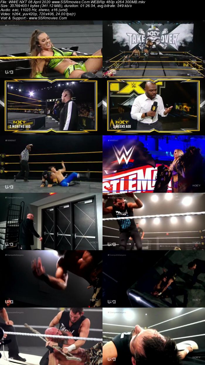 WWE NXT 8 April 2020 HDTV 480p Full Show Download