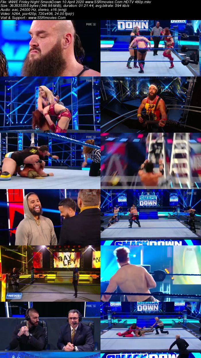 WWE Friday Night SmackDown 10 April 2020 Full Show Download