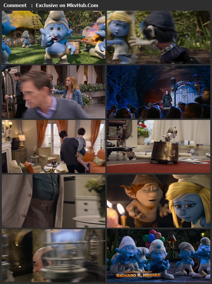 The Smurfs 2 2013 Dual Audio [Hindi-English] 720p BluRay 900MB Download