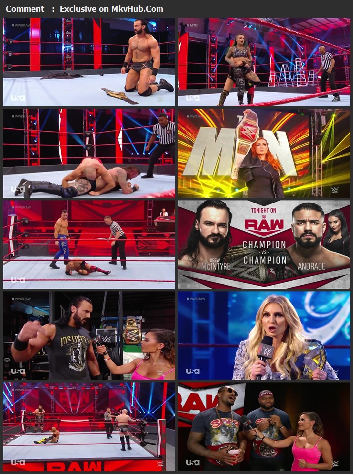 WWE Monday Night RAW 13 April 2020 720p HDTV x264 1GB Download