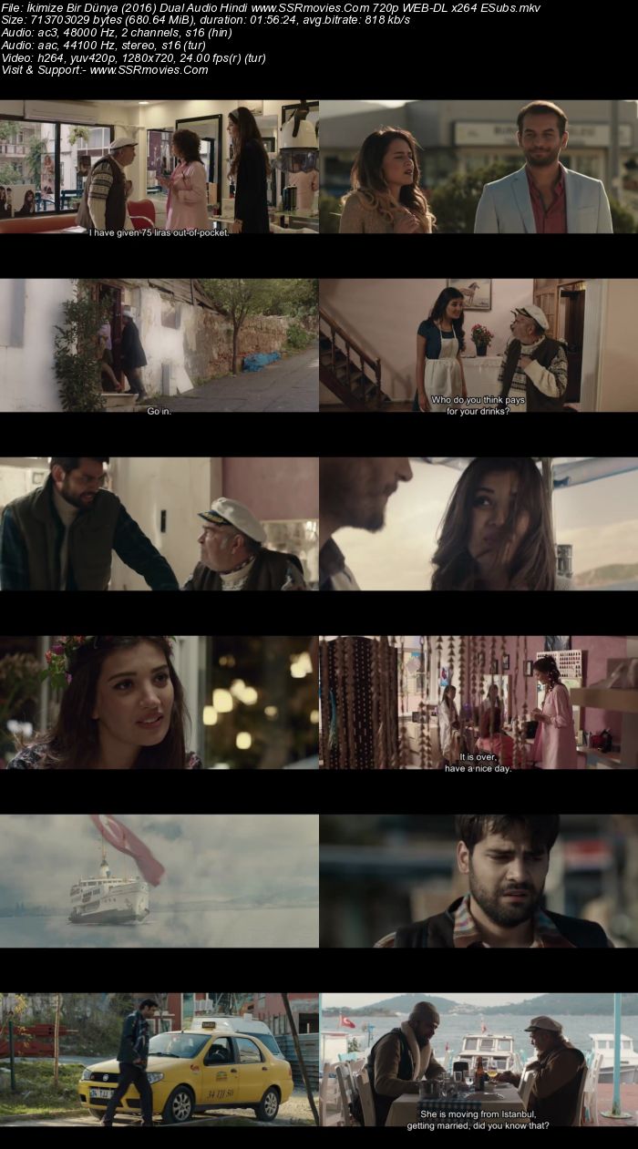 Ikimize Bir Dunya (2016) Dual Audio Hindi 480p WEB-DL x264 400MB Full Movie Download