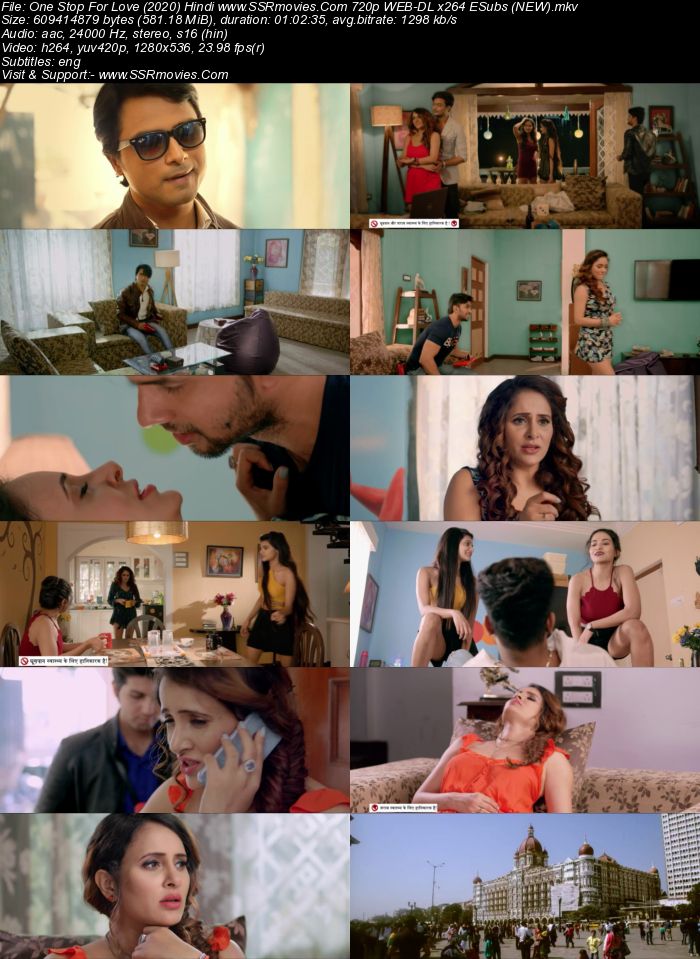 One Stop For Love (2020) Hindi 720p 480p WEB-DL x264 550MB Movie Download