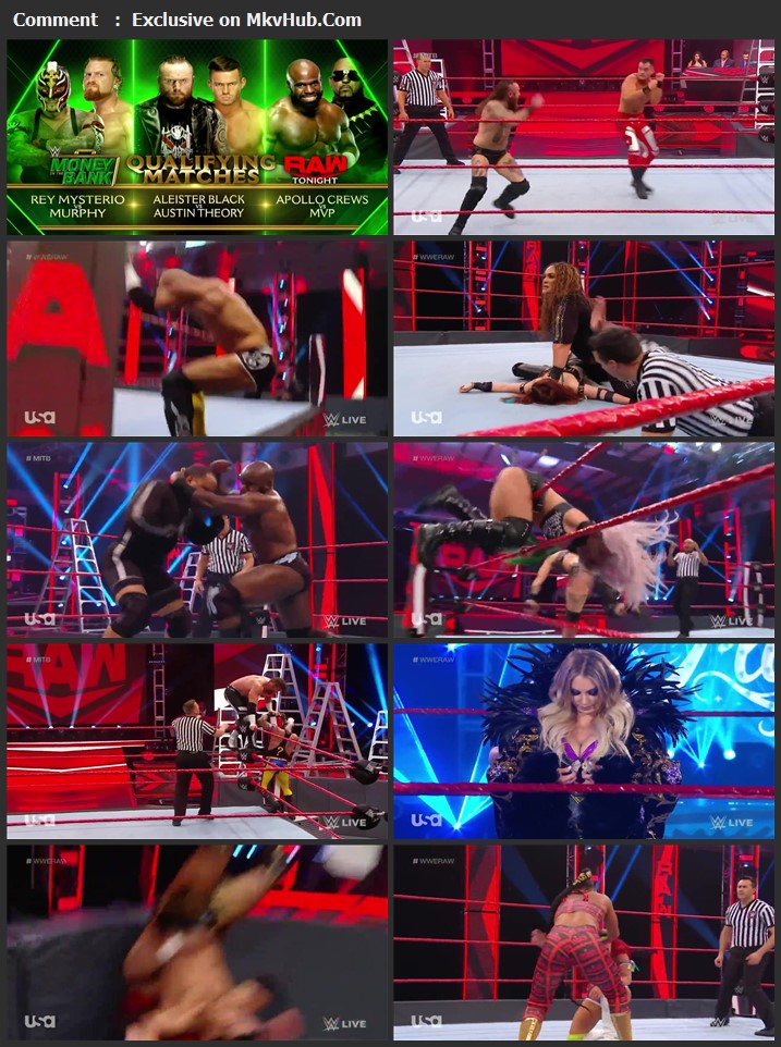 WWE Monday Night RAW 20 April 2020 720p HDTV x264 1GB Download