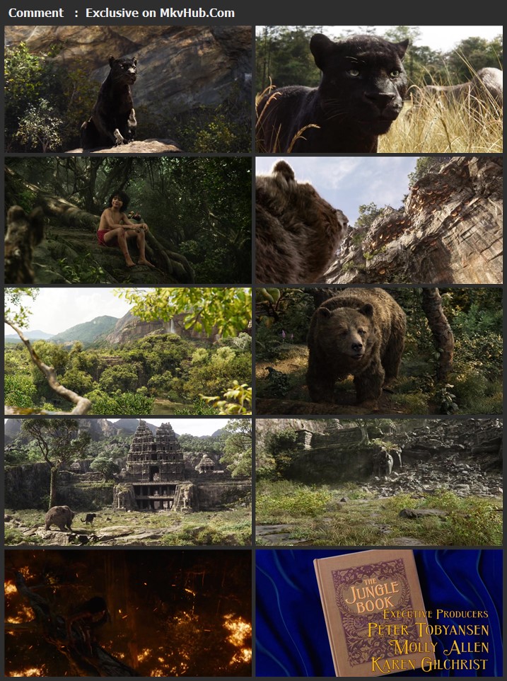 The Jungle Book 2016 Dual Audio [Hindi-English] 720p BluRay 850MB Download