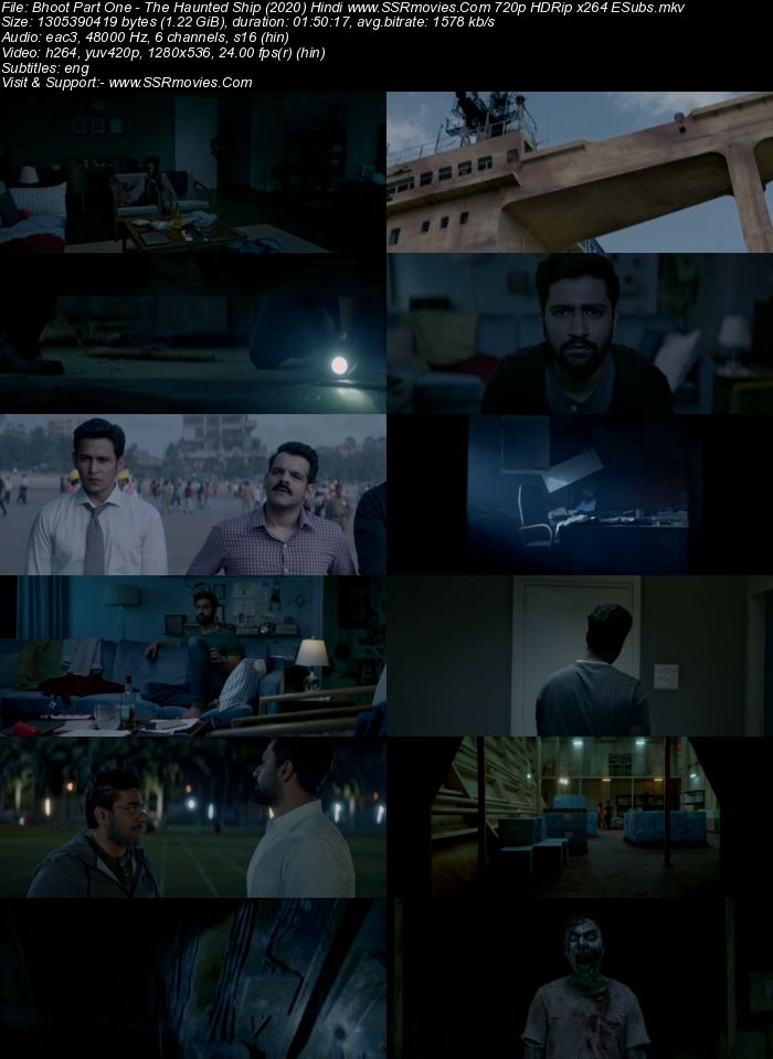 Bhoot: Part One - The Haunted Ship (2020) Hindi 480p HDRip 300MB ESubs Full Movie Download