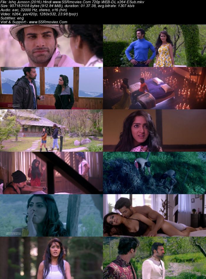 Ishq Junoon: The Heat is On (2016) Hindi 720p WEB-DL x264 900MB Full Movie Download