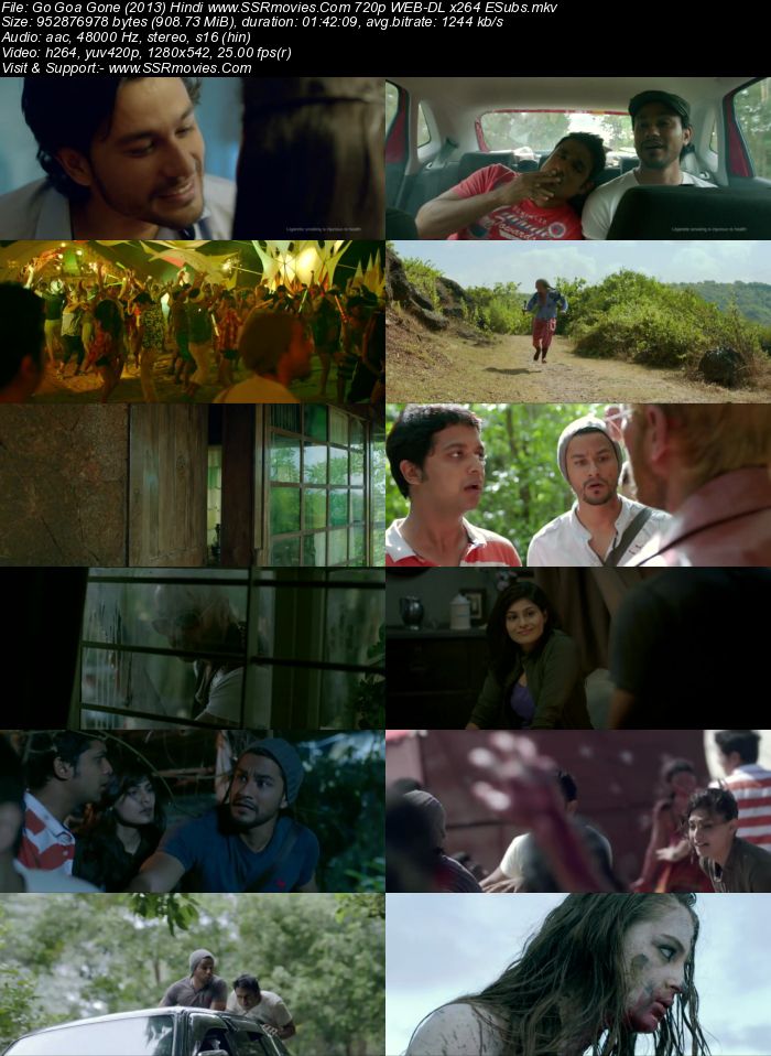 Go Goa Gone (2013) Hindi 720p WEB-DL x264 900MB Full Movie Download