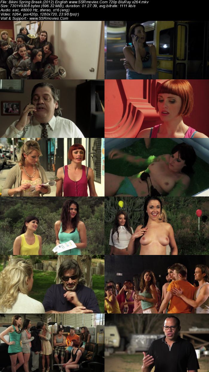 Bikini Spring Break (2012) English 480p WEB-DL x264 250MB Full Movie Download