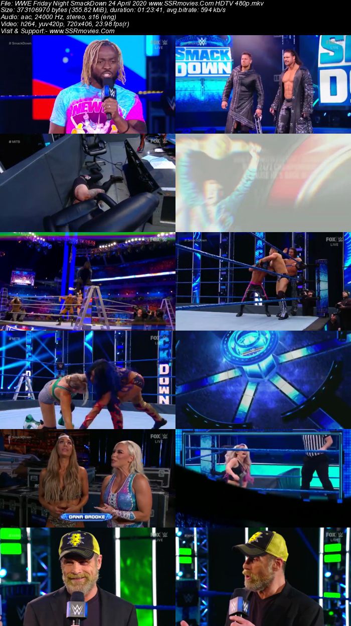 WWE Friday Night SmackDown 24 April 2020 Full Show Download