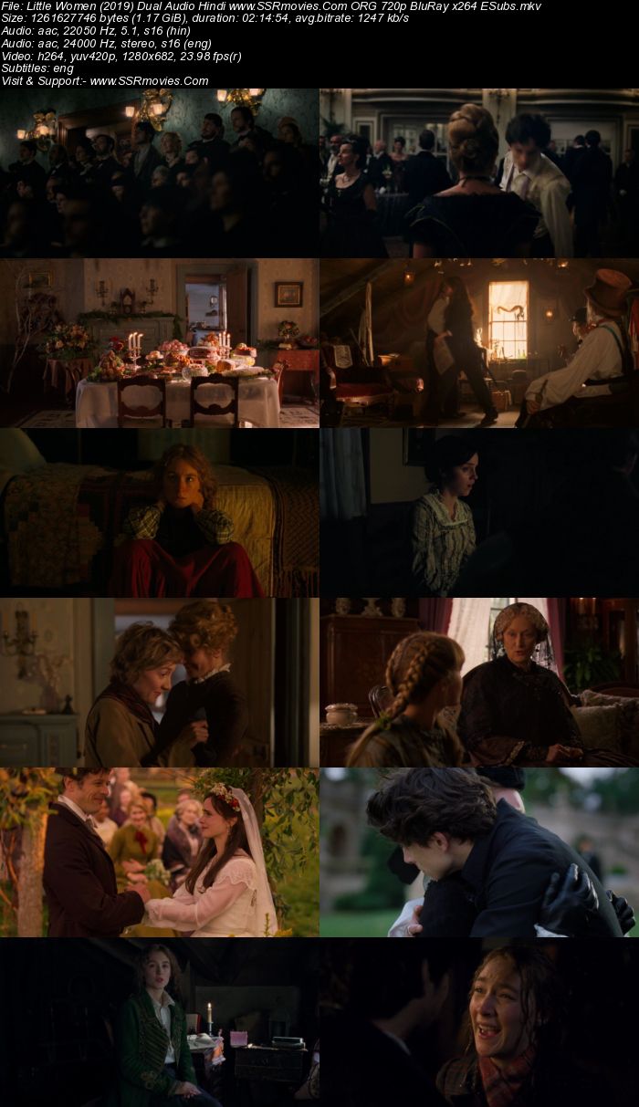 Little Women (2019) Dual Audio Hindi 480p BluRay x264 400MB ESubs Full Movie Download