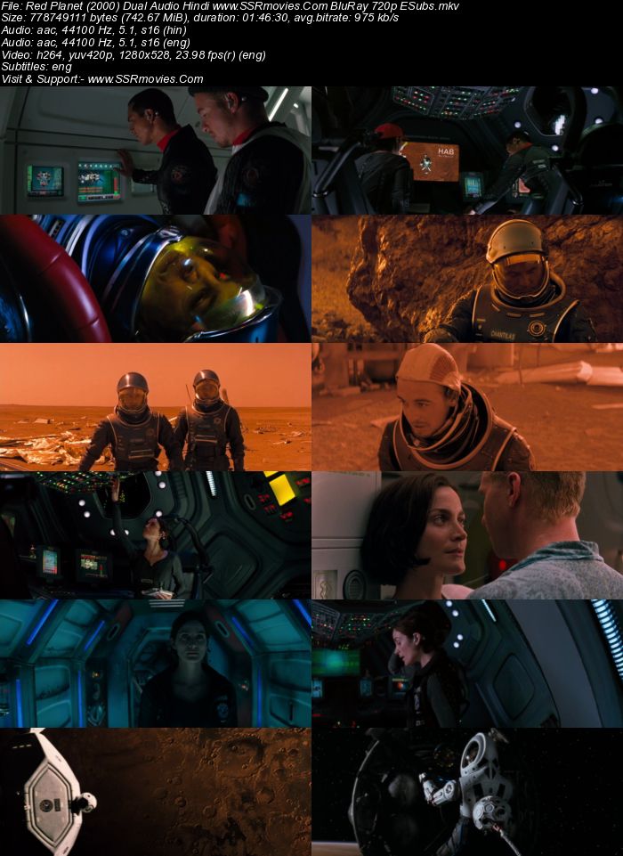 Red Planet (2000) Dual Audio Hindi 720p BluRay x264 750MB Full Movie Download
