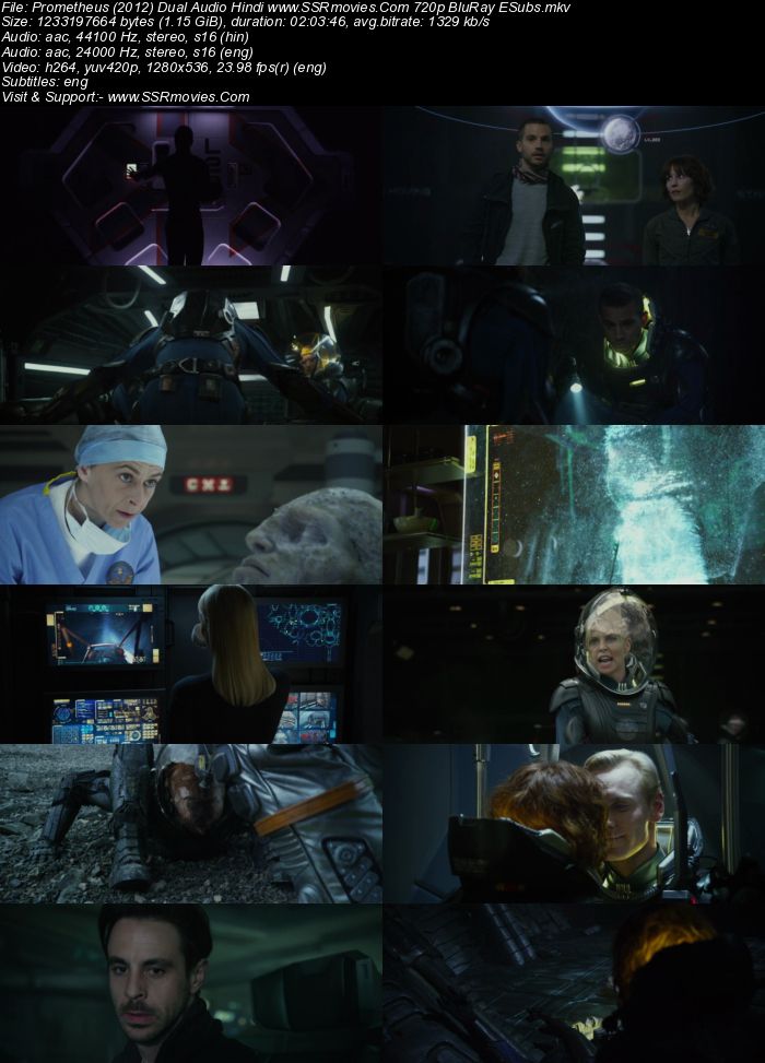 Prometheus (2012) Dual Audio Hindi 480p BluRay x264 400MB ESubs Full Movie Download