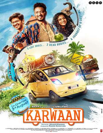 Karwaan (2018) Hindi 720p WEB-DL x264 850MB Full Movie Download