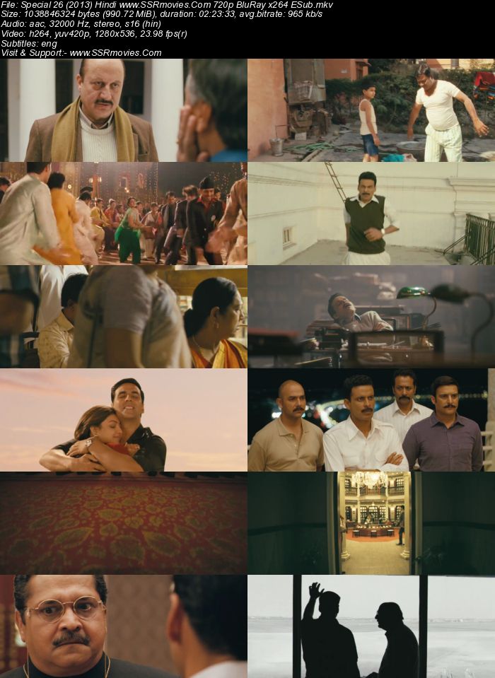 Special 26 (2013) Hindi 480p BluRay x264 450MB ESubs Full Movie Download