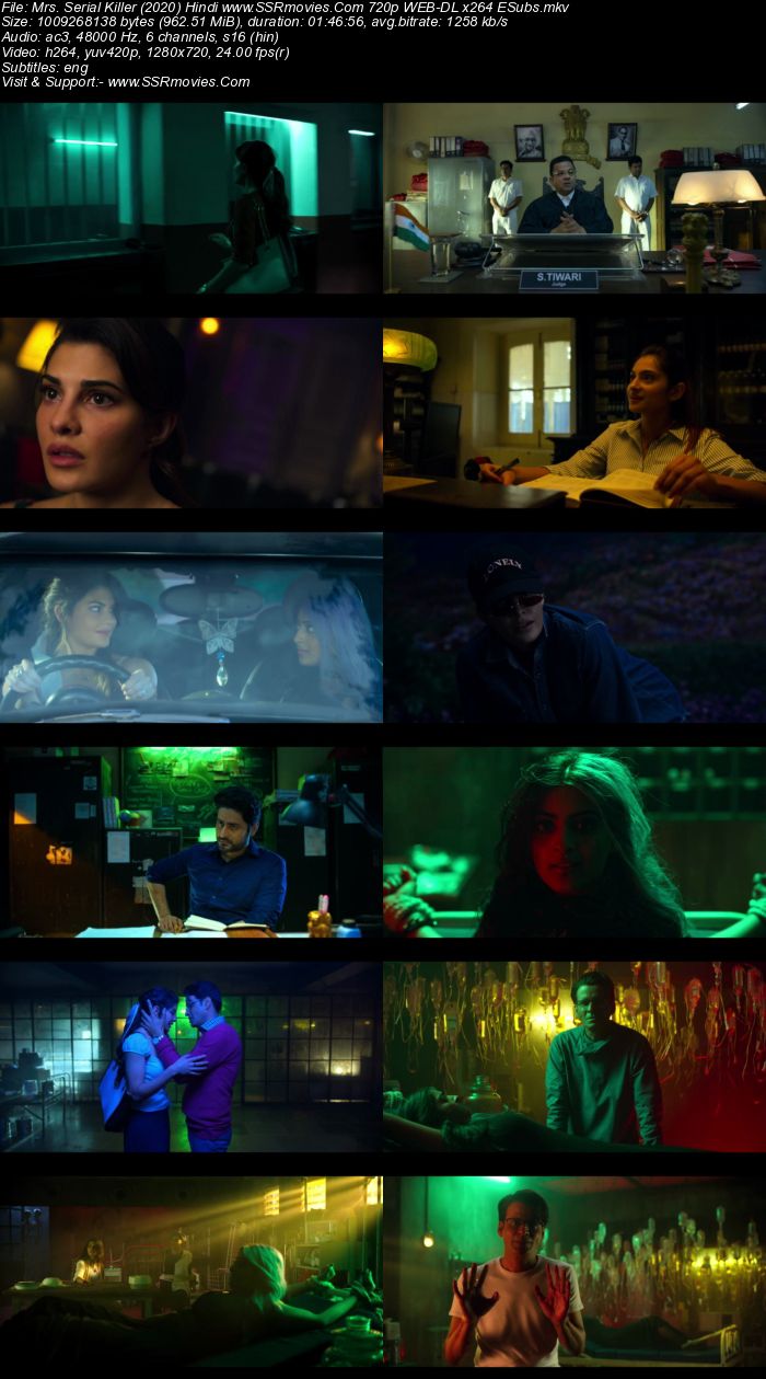 Mrs. Serial Killer (2020) Hindi 480p WEB-DL x264 300MB ESubs Full Movie Download