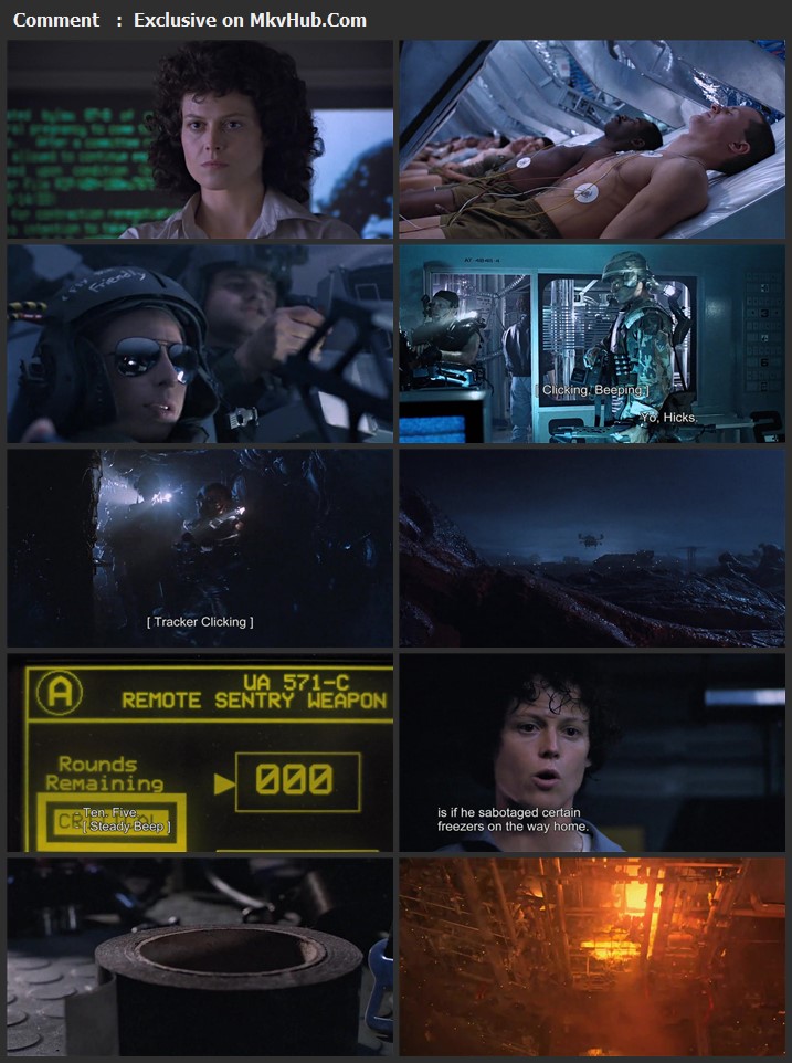 Aliens 1986 Dual Audio [Hindi-English] 720p BluRay 1.3GB Download