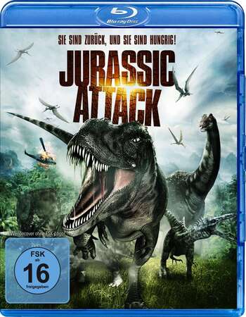 Jurassic Attack (2013) Dual Audio Hindi 480p BluRay x264 250MB Full Movie Download