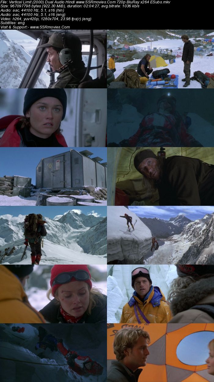 Vertical Limit (2000) Dual Audio Hindi 480p BluRay x264 400MB ESubs Full Movie Download