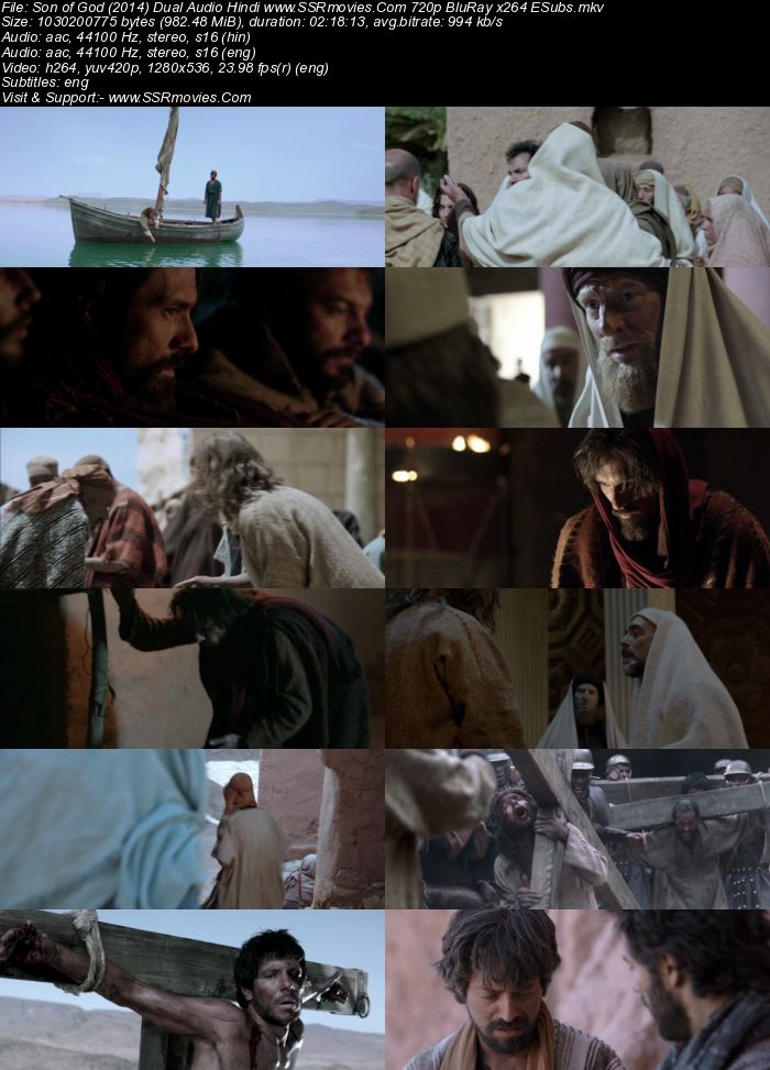 Son of God (2014) Dual Audio Hindi 720p BluRay x264 950MB Full Movie Download