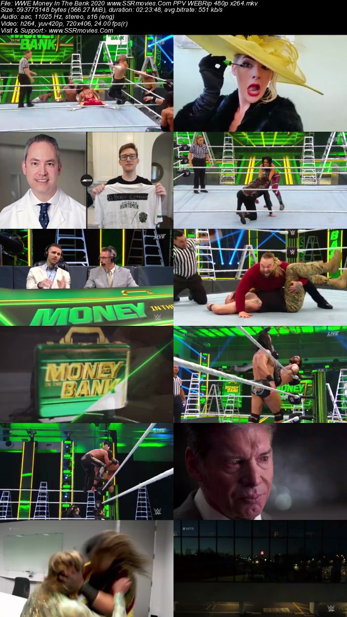 WWE Money in the Bank 2020 PPV 720p 480p WEBRip Full Show Download