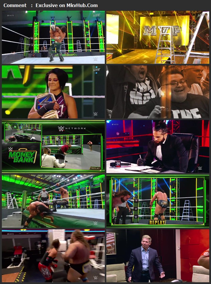 WWE Money In The Bank 2020 720p PPV WEBRip x264 1.1GB Download