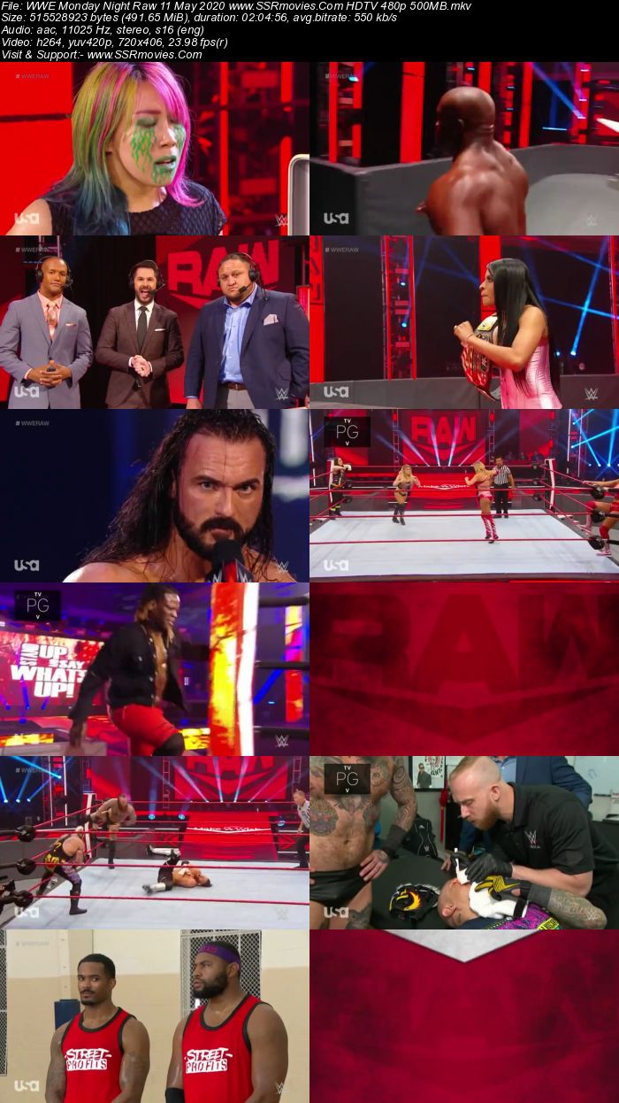 WWE Monday Night Raw 11 May 2020 Full Show Download HDTV WEBRip 480p 720p