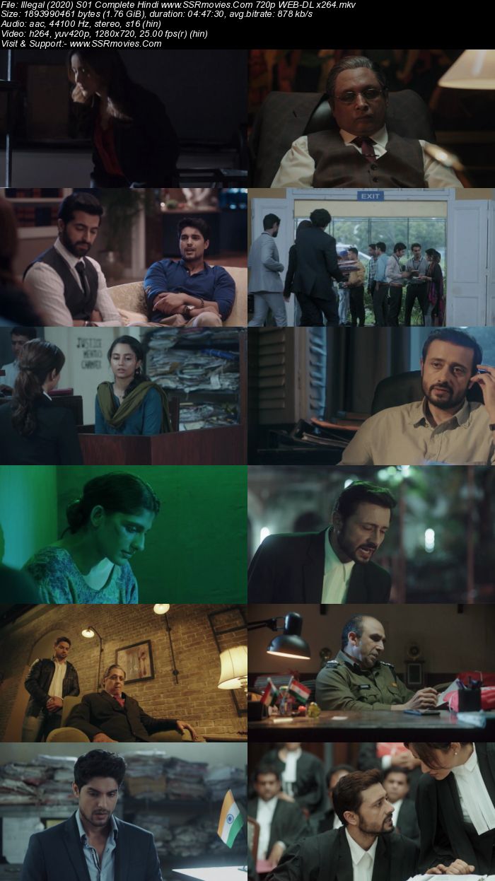 Illegal (2020) S01 Complete Hindi 720p 480p WEB-DL x264 1.8GB Download