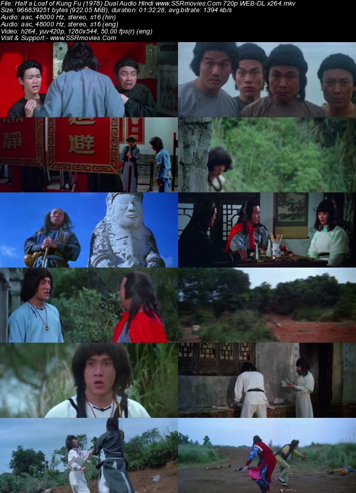 Half a Loaf of Kung Fu (1978) Dual Audio Hindi 720p WEB-DL x264 900MB Full Movie Download