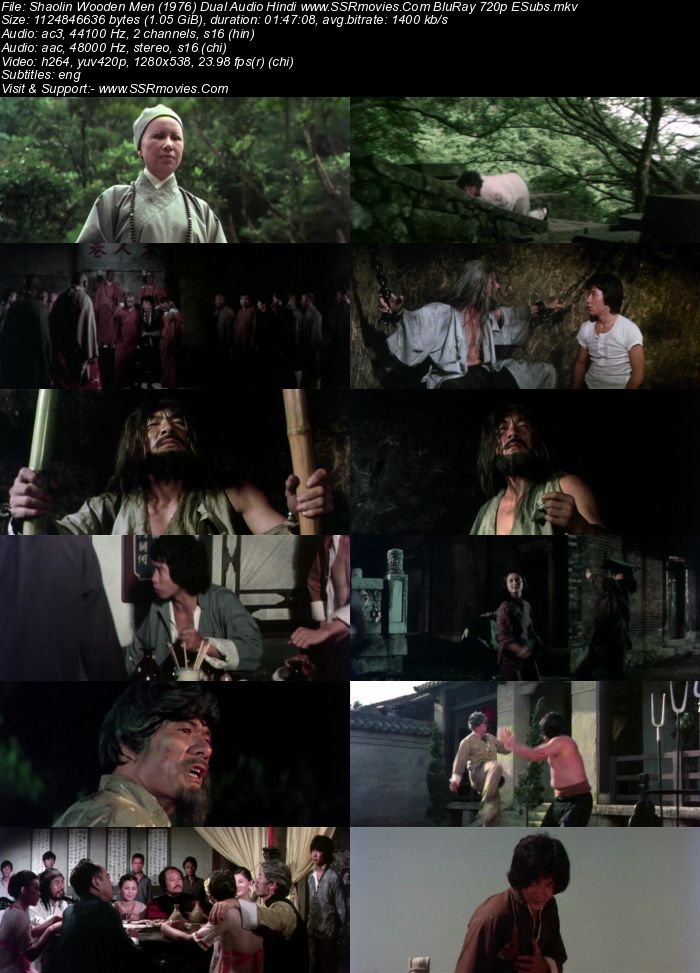 Shaolin Wooden Men (1976) Dual Audio Hindi 720p BluRay x264 1GB Full Movie Download