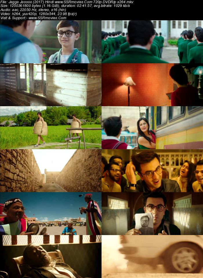 Jagga Jasoos (2017) Hindi 720p DVDRip 1.2GB Full Movie Download