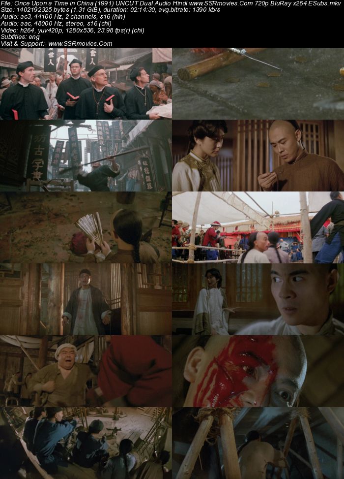 Once Upon a Time in China (1991) Dual Audio Hindi 720p BluRay x264 1.3GB Full Movie Download