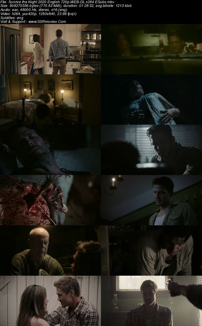 Survive the Night (2020) English 480p WEB-DL x264 250MB ESubs Full Movie Download