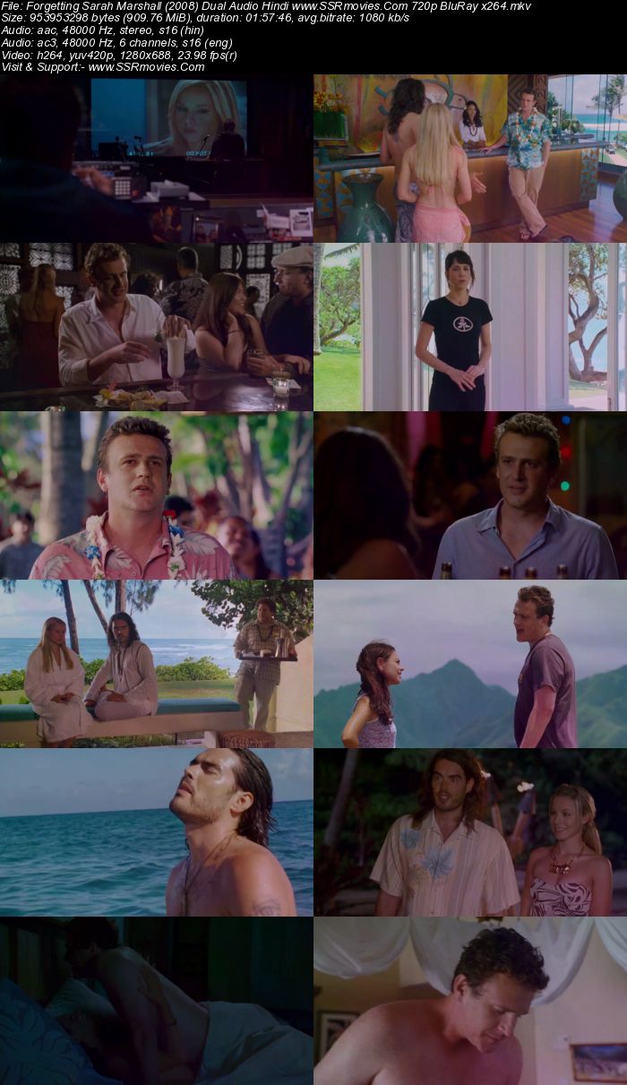 Forgetting Sarah Marshall (2008) Dual Audio Hindi 720p BluRay x264 900MB Full Movie Download