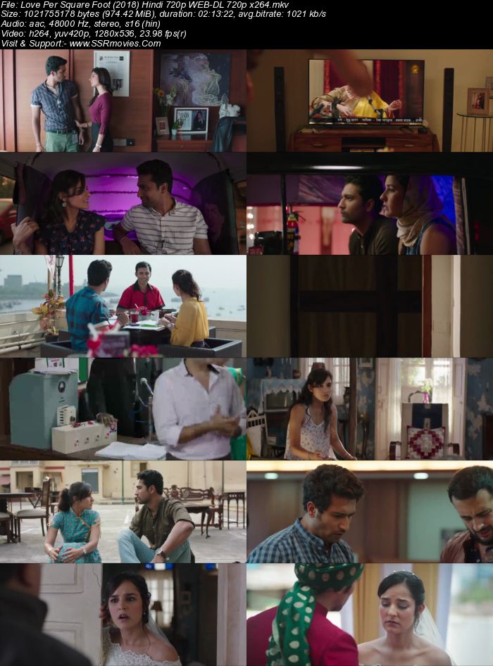 Love Per Square Foot (2018) Hindi 720p WEB-DL x264 950MB Full Movie Download