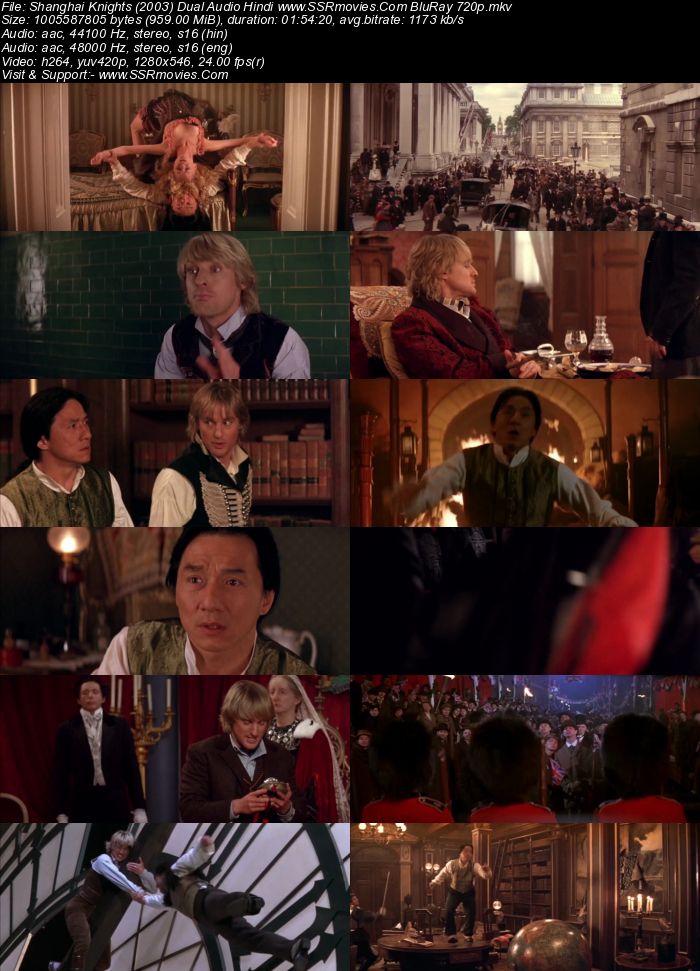 Shanghai Knights (2003) Dual Audio Hindi 480p BluRay x264 350MB Full Movie Download