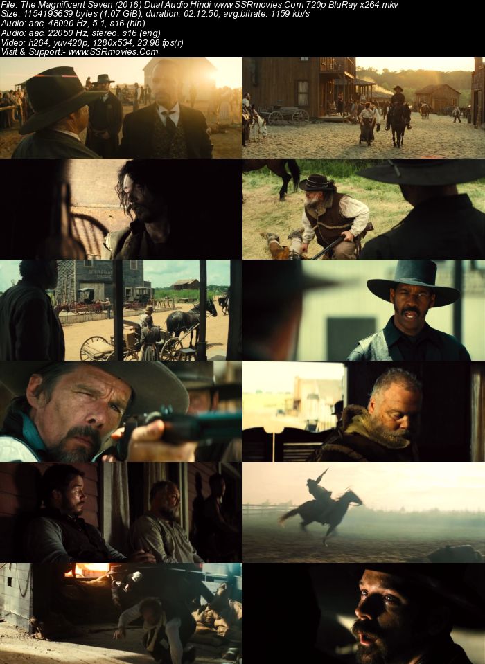 The Magnificent Seven (2016) Dual Audio Hindi 720p BluRay x264 1.1GB Full Movie Download