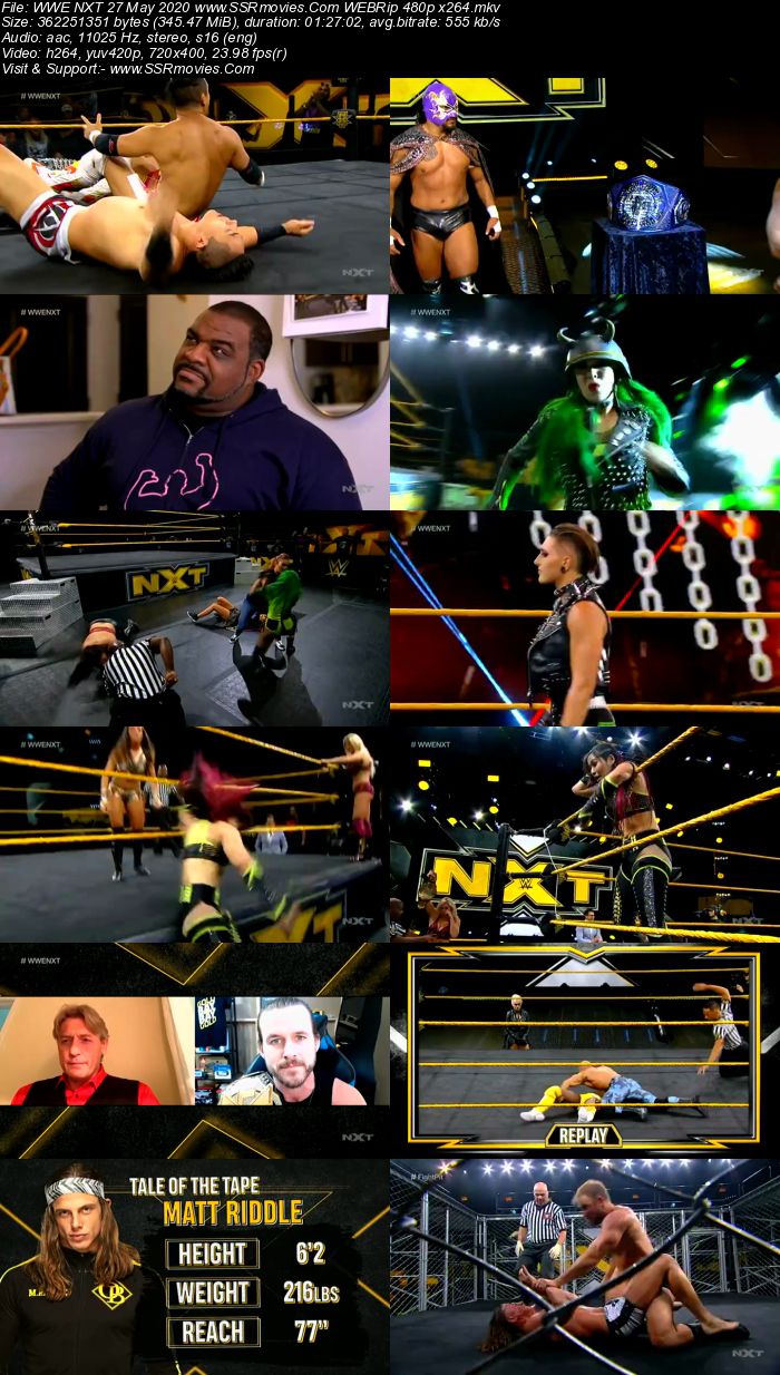 WWE NXT 27 May 2020 HDTV 480p Full Show Download