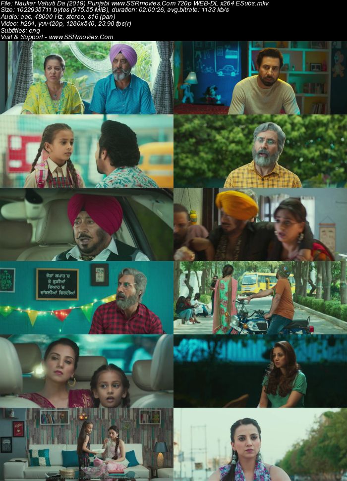 Naukar Vahuti Da (2019) Punjabi 480p WEB-DL x264 350MB ESubs Full Movie Download