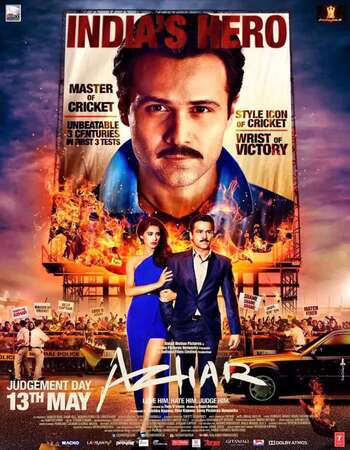 Azhar (2016) Hindi 720p BluRay 1GB Full Movie Download