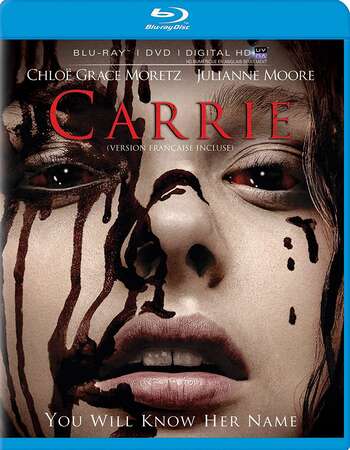 Carrie (2013) Dual Audio Hindi 480p BluRay x264 300MB ESubs Full Movie Download